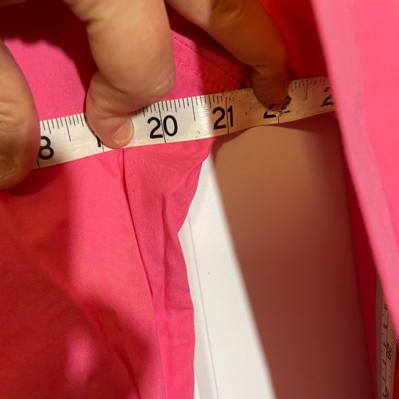 Tommy Hilfiger Jeans Pink Tie-front Long Sleeve Button Down Shirt XL - Picture 10 of 11